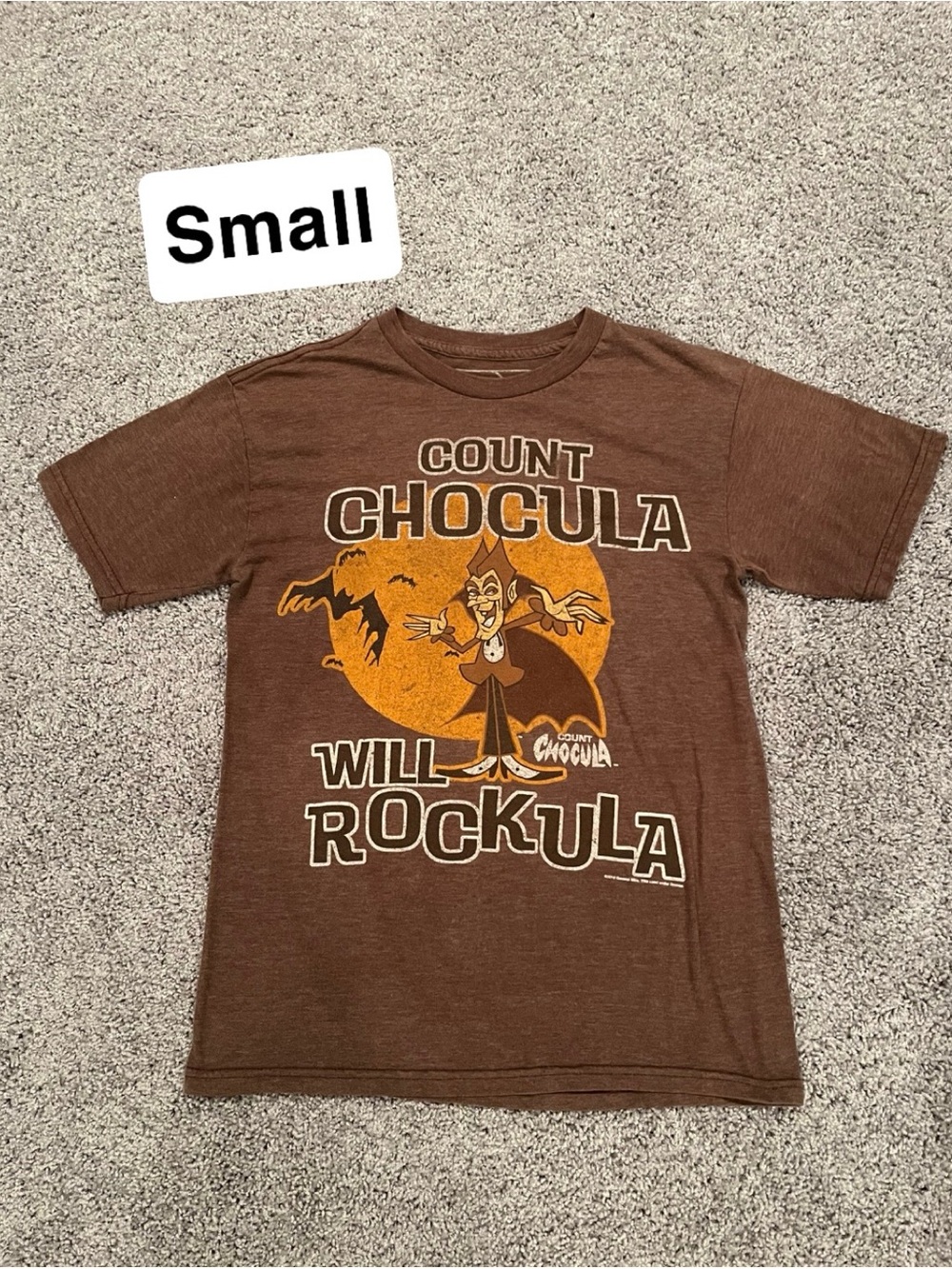 Count Chocula Graphic Tee - Brown